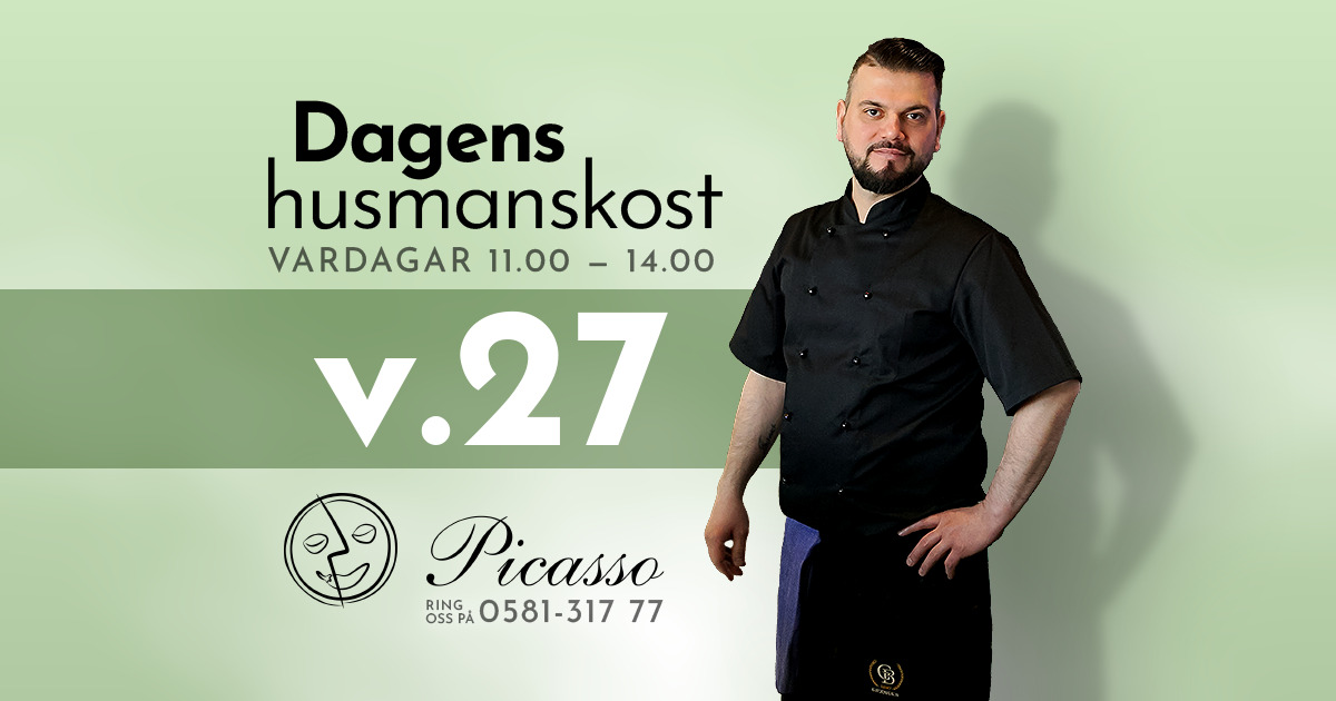 Lunch v.27 på Picasso Frövi