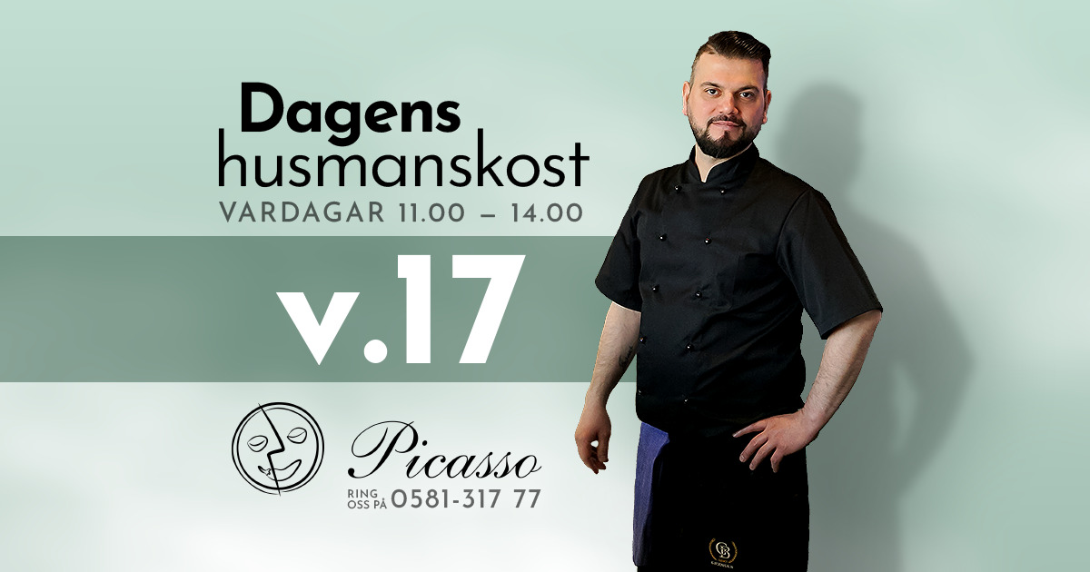 Lunch v.17 på Picasso Frövi